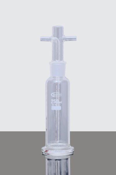 Bottle, Gas Washing with head for gas bottle, DIN 12596, 12463, Interchangeable joints